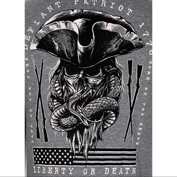 Howitzer Style Men's T-Shirt Defiant Sketch Military Grunt MFG - Picture 5 of 9